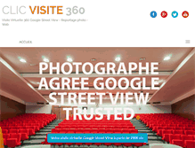 Tablet Screenshot of clicvisite360.com